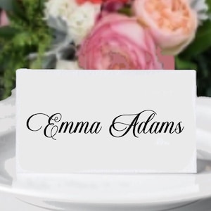 Printed personalized wedding place cards | Table name cards | Custom place cards | dinner cards | Table name cards | Seating cards