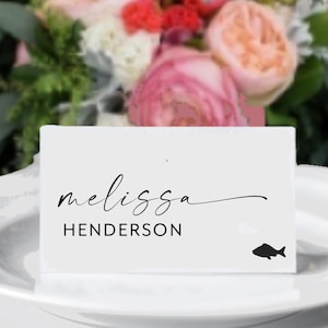 Printed personalized wedding place cards | Table name cards | Custom place cards | dinner cards | Table name cards | Seating cards