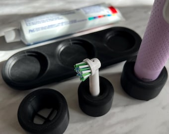 Toothbrush/Toothpaste Holder | Customizable | 3D Printed