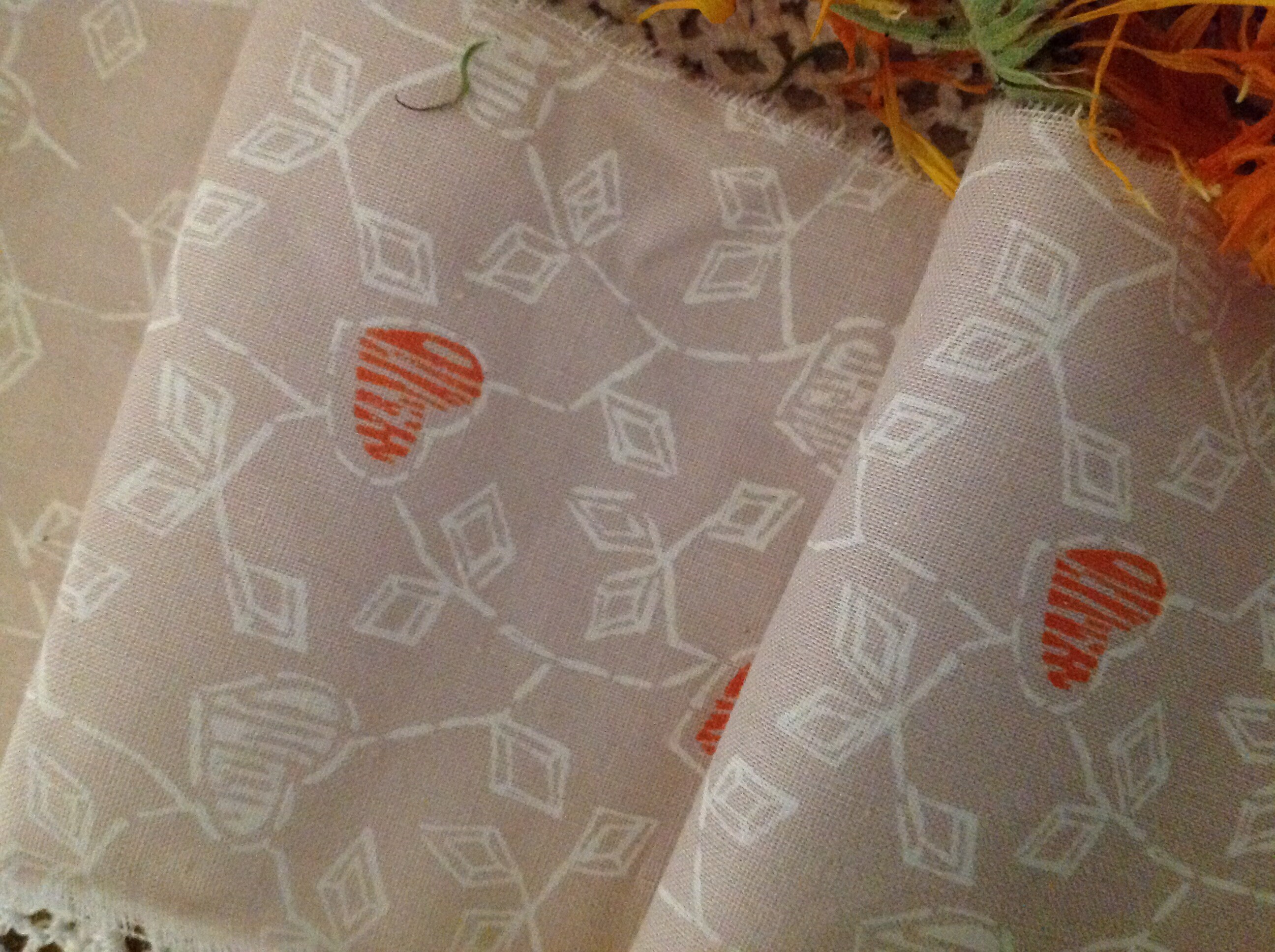 Vintage Fabric - 1 Yard Long X 3 Inches Wide 1950 Retro - Etsy