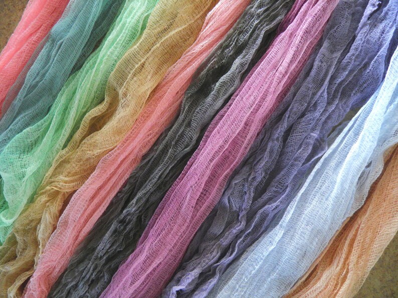 Hand Dyed Cheesecloth Bild 4