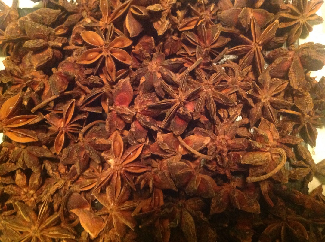 1 Ounce Star Anise Whole Dried Herb Anise, Whole Dried Star Aniseed