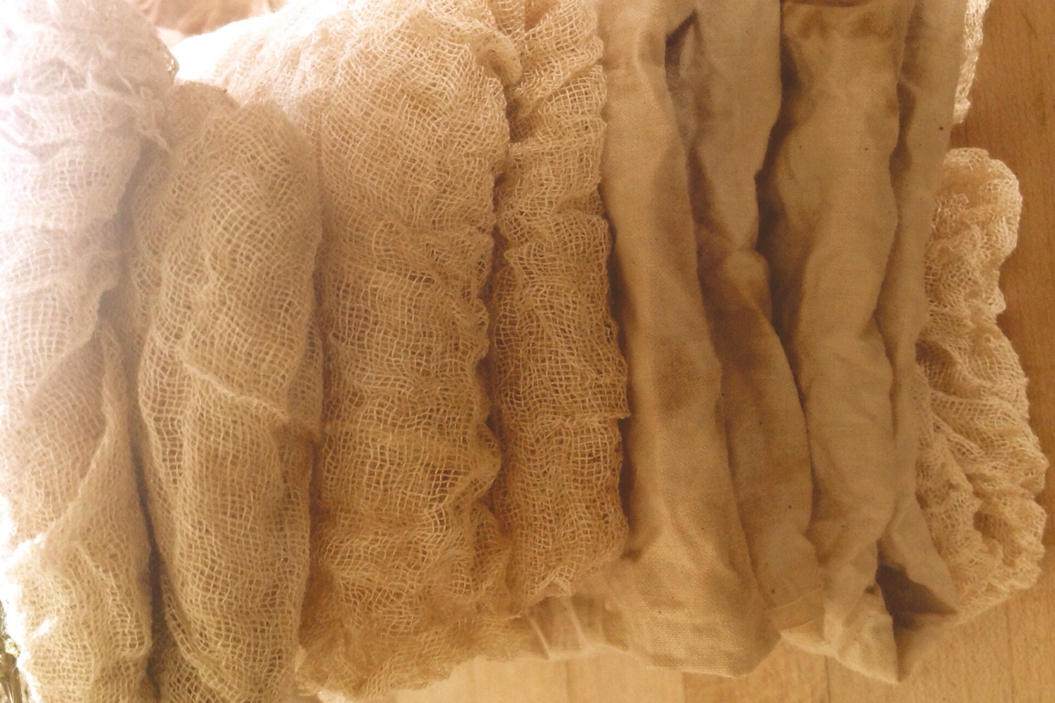 Primitive Cheese Cloth Soaked & Bake Wedding Decor DIY Etsy