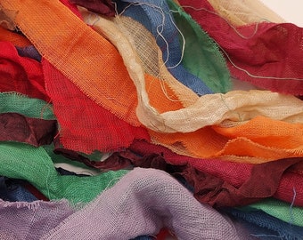 Vivid Colors of Vintage Cotton Gauze - WW2 -