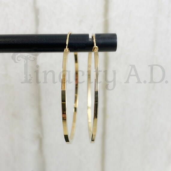 A Pair of Classic Vintage 14k Yellow Gold Square … - image 4