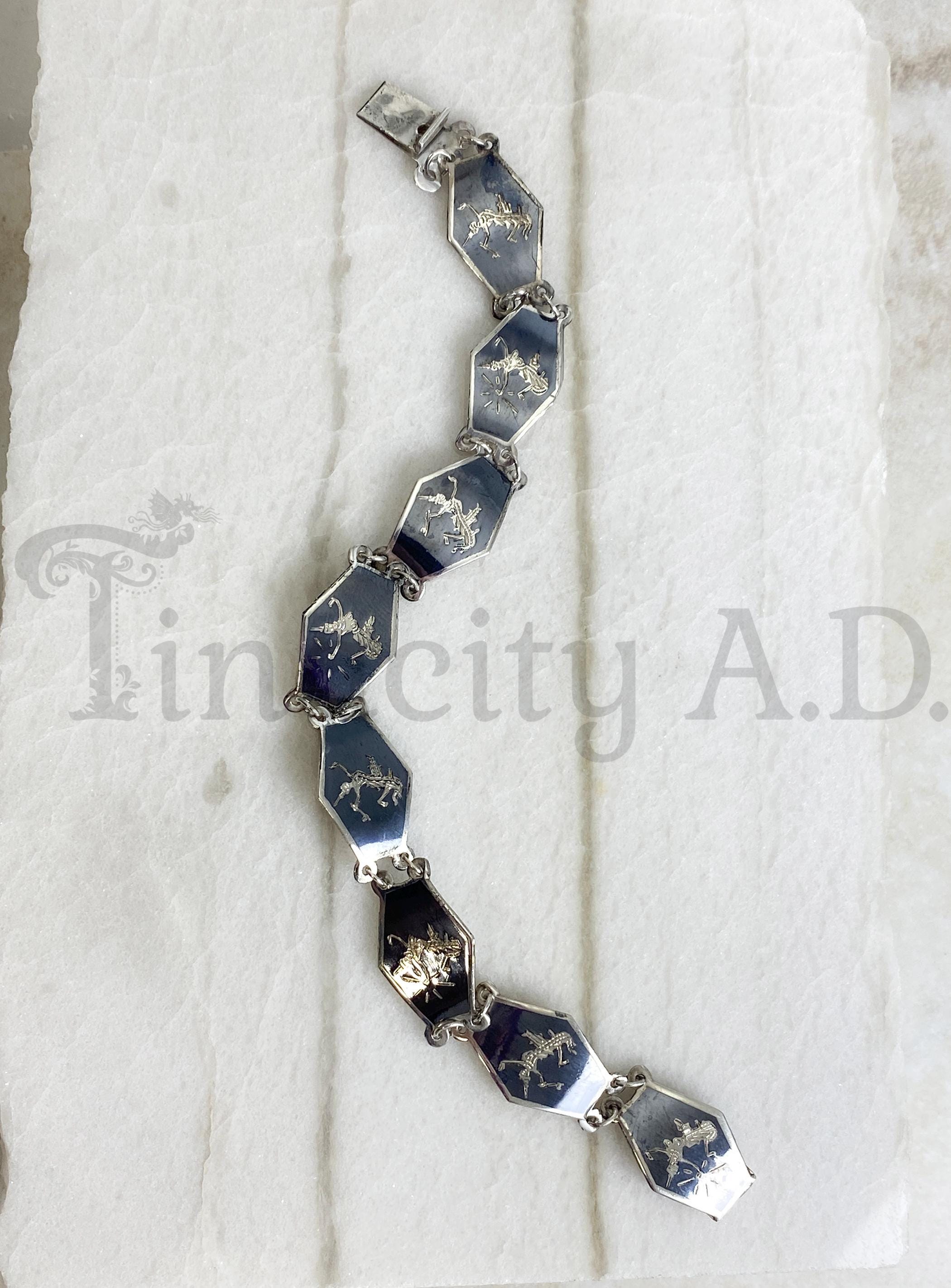 Siam Silver Bracelet - Etsy Siam Silver Bracelet - Etsy
