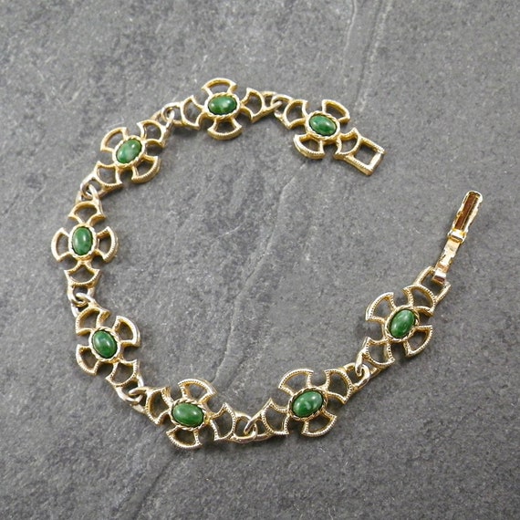 Vintage 1970's Avon Antique Revival Link Bracelet… - image 1