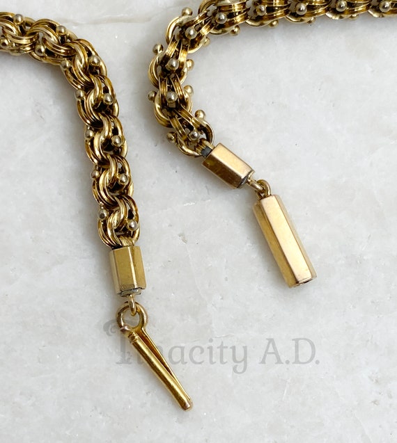 A Beautifully Made Victorian 10k Yellow Gold Chai… - image 1