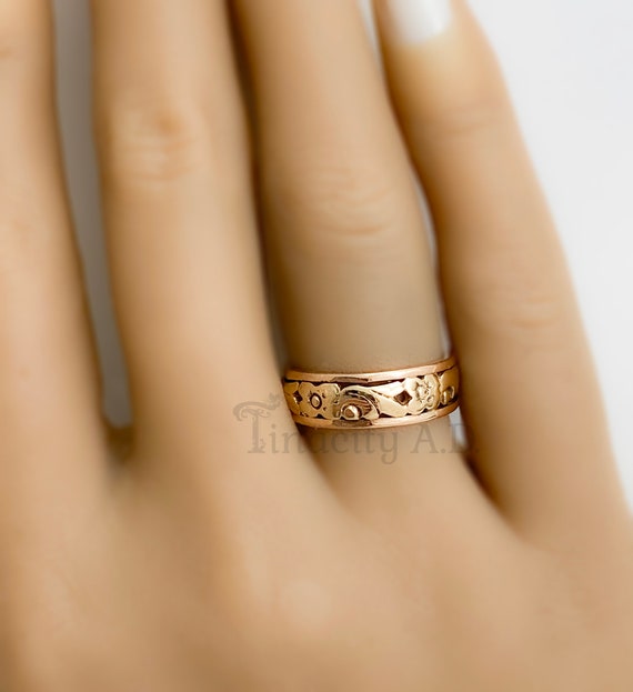 A Romantic Vintage 14k Rose and Yellow Gold Weddi… - image 3