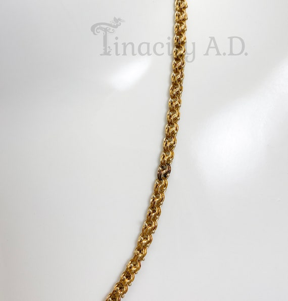 A Beautifully Made Victorian 10k Yellow Gold Chai… - image 8