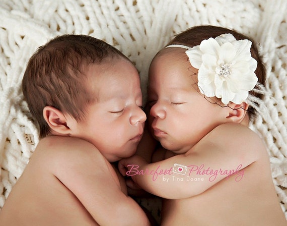 baby girl ivory headband