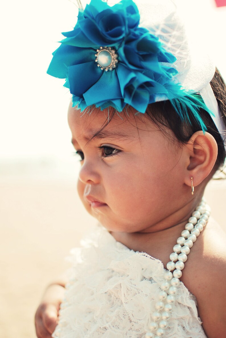 Baby Photo Prop Baby Peacock Headband Birthday Headband For Girl Top Hat Baby Headband And Hat Mad Hatter Hat