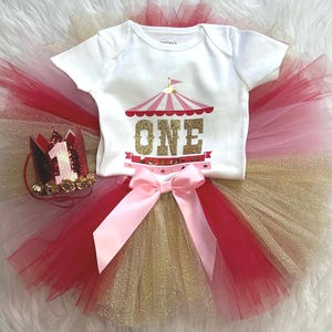 Circus Birthday Outfit, 1st Birthday Girl Outfit, Carnival Birthday Girl Outfit Baby Girl, Circus First Birthday Girl Shirt
