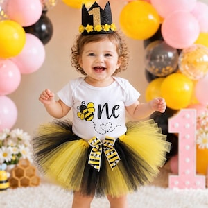 First Bee Day Birthday Tutu Outfit, Sweet As Can Bee, First Birthday Girl Shirt, Bumblebee First Birthday Outfit, Birthday Shirt Baby Girl