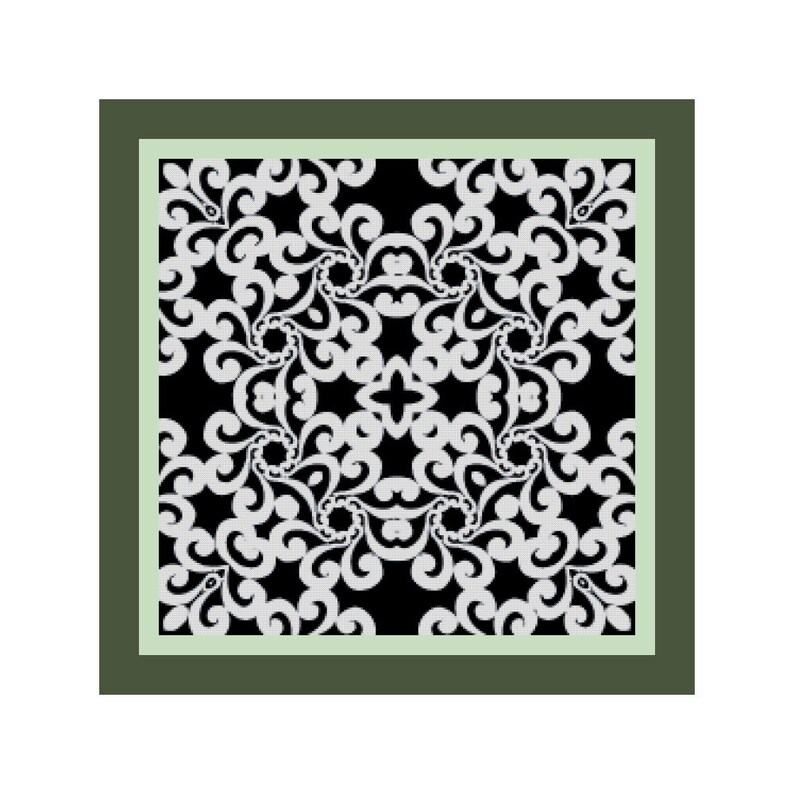 16 X 16 Black and White Lace Pillow Cover Cross Etsy