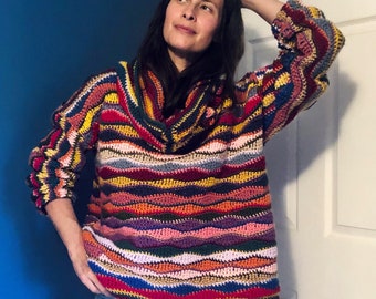Trippe Vintage Upcycled Blanket Sweater