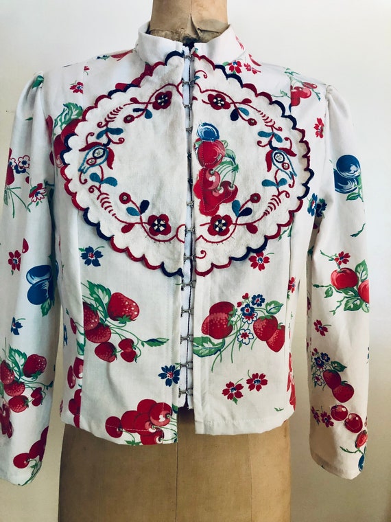 Trippe Vintage Strawberry Shirt/Jacket - image 2