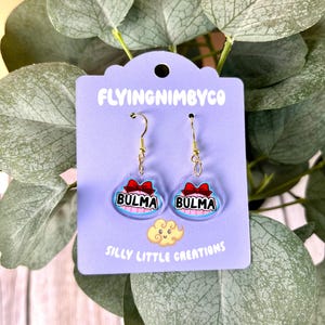 Cute Girly Anime Earrings - acrylic dragon anime dangle earrings - anime accessories