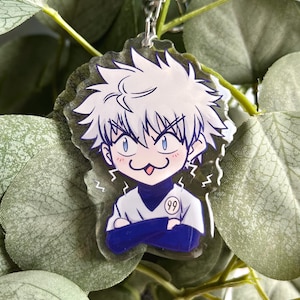 Sneaky Hunter Assassin Anime Boy Keychain