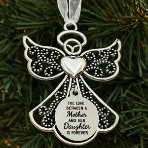 Segnalibro Mamma E Figlia In Acciaio Inox – Inciso 'The Love Between A Mummy And Daughter Is Forever' – Regalo Per Lettrici - 2