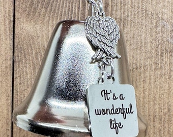 It's A Wonderful Life Christmas Bell Ornament, Christmas Movie Ornament Gift, Christmas Exchange Gift, Stocking Stuffer