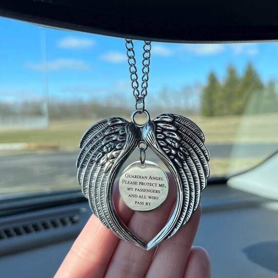 Guardian Angel Car Charm Please Protect Me My Passengers
