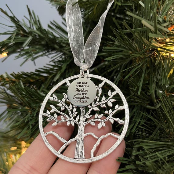 Mother Daughter Gift, Tree Of Life Christmas Ornament
