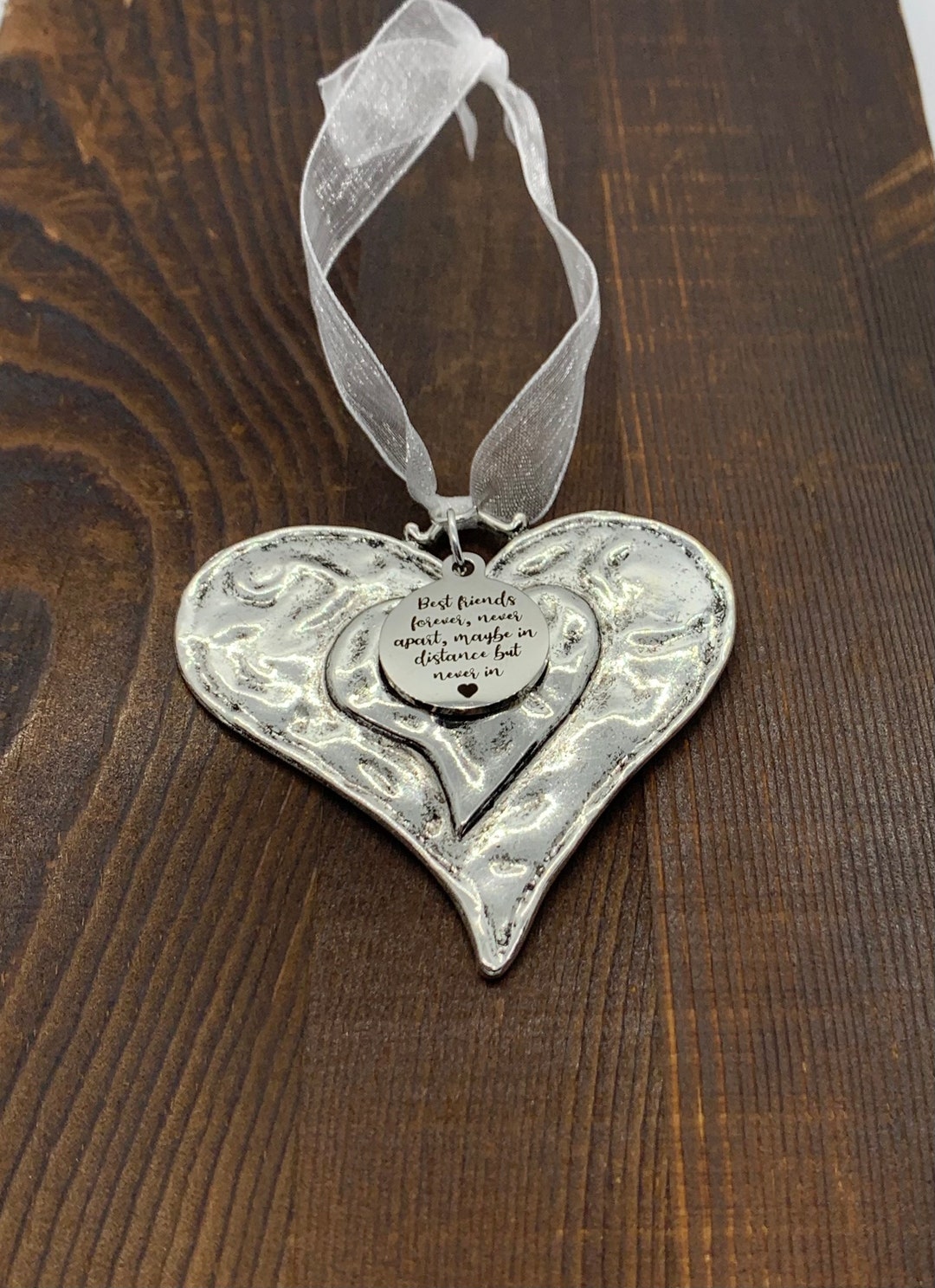 Friend Christmas Ornament, Best Friends Forever Never Apart Maybe in