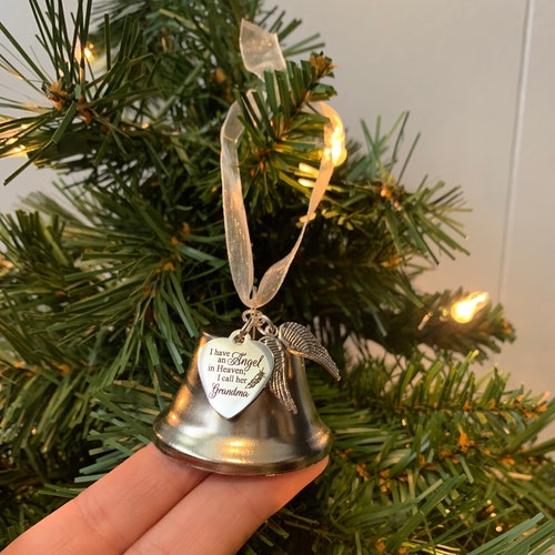 Silver Angel Memorial Ornament Sympathy Gift Bereavement | Etsy