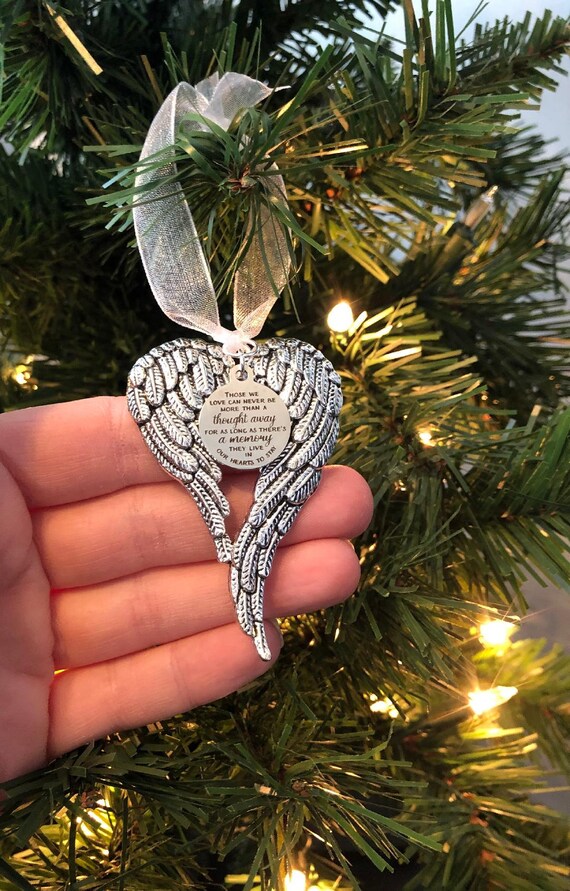 Angel wings ornament deals