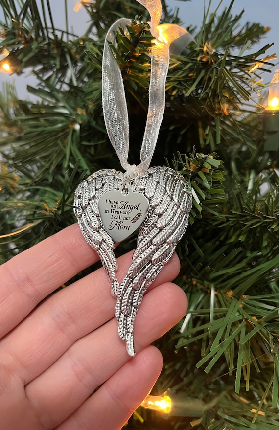 Angel Wings Christmas Ornament, 
