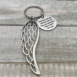Guardian Angel Keyring, Angel Winged Always by Your Side