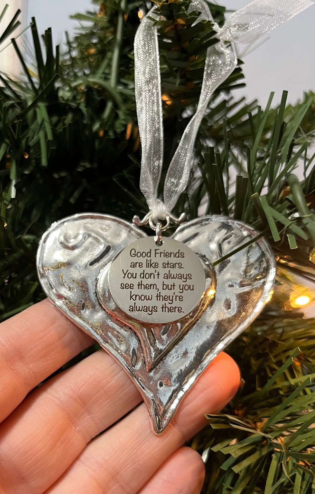 Friend Ornament, Good Friends Are Like Stars, Bestie Gift, Best Friend ...