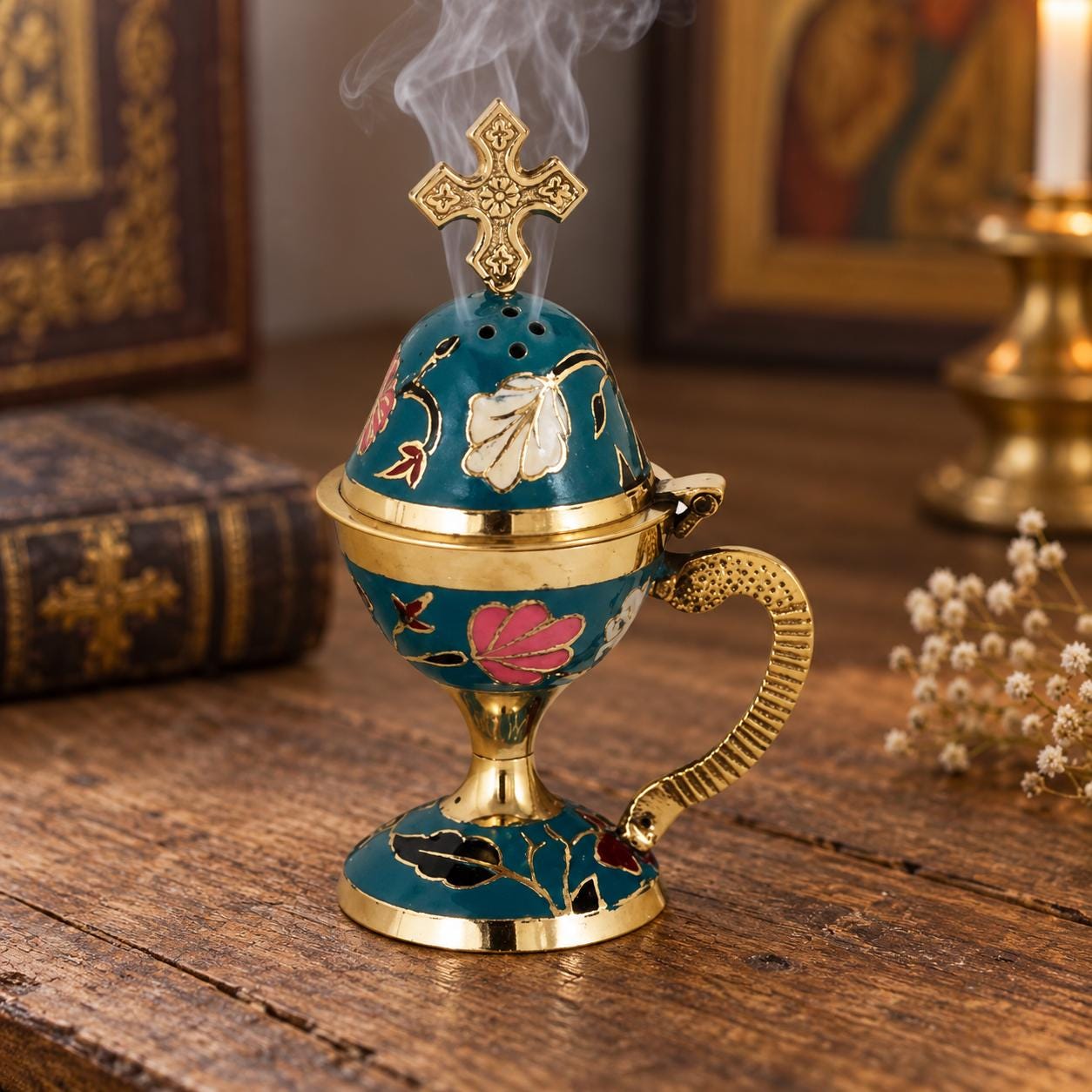 Catholic incense burner - Etsy 日本