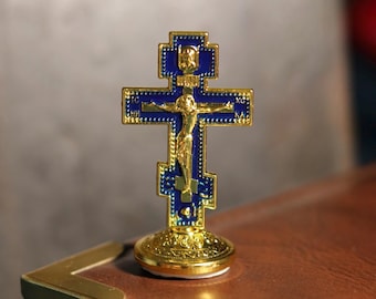 Metal cross. Orthodox cross. Matal car orthodox cross. Crucifix. Matalcross. Maetal car cross. Christian cross. Religious car decor