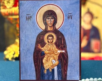 Deliverer Mother of God Eleftherotria Orthodox Icon Virgin Mary 6.3–11 in