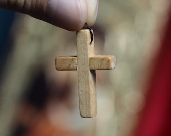 Handmade wooden Orthodox cross, Wooden cross, Orthodox pendant, Christian cross, Jesus crucifix, Wlessed cross, Orthodox necklace