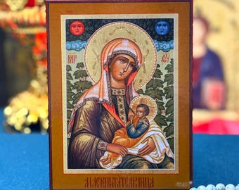 Milk Giver Mother of God Orthodox Icon Galaktotrophousa Theotokos 6.3–11 in