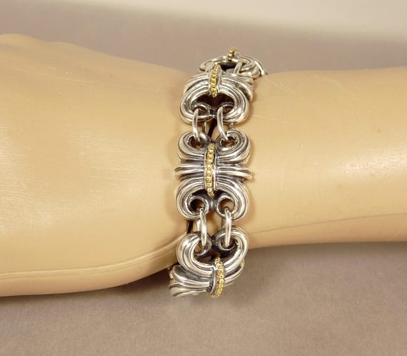LAGOS Jewelry　ラゴス　Caviar　18Kヴィンテージブレスレット Luxurious Lagos 18K Gold Station Caviar Bracelet | Exquisite