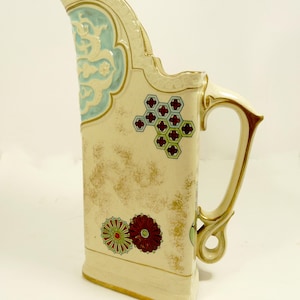 Antique Royal Worcester Porcelain Pitcher Aesthetic Movement