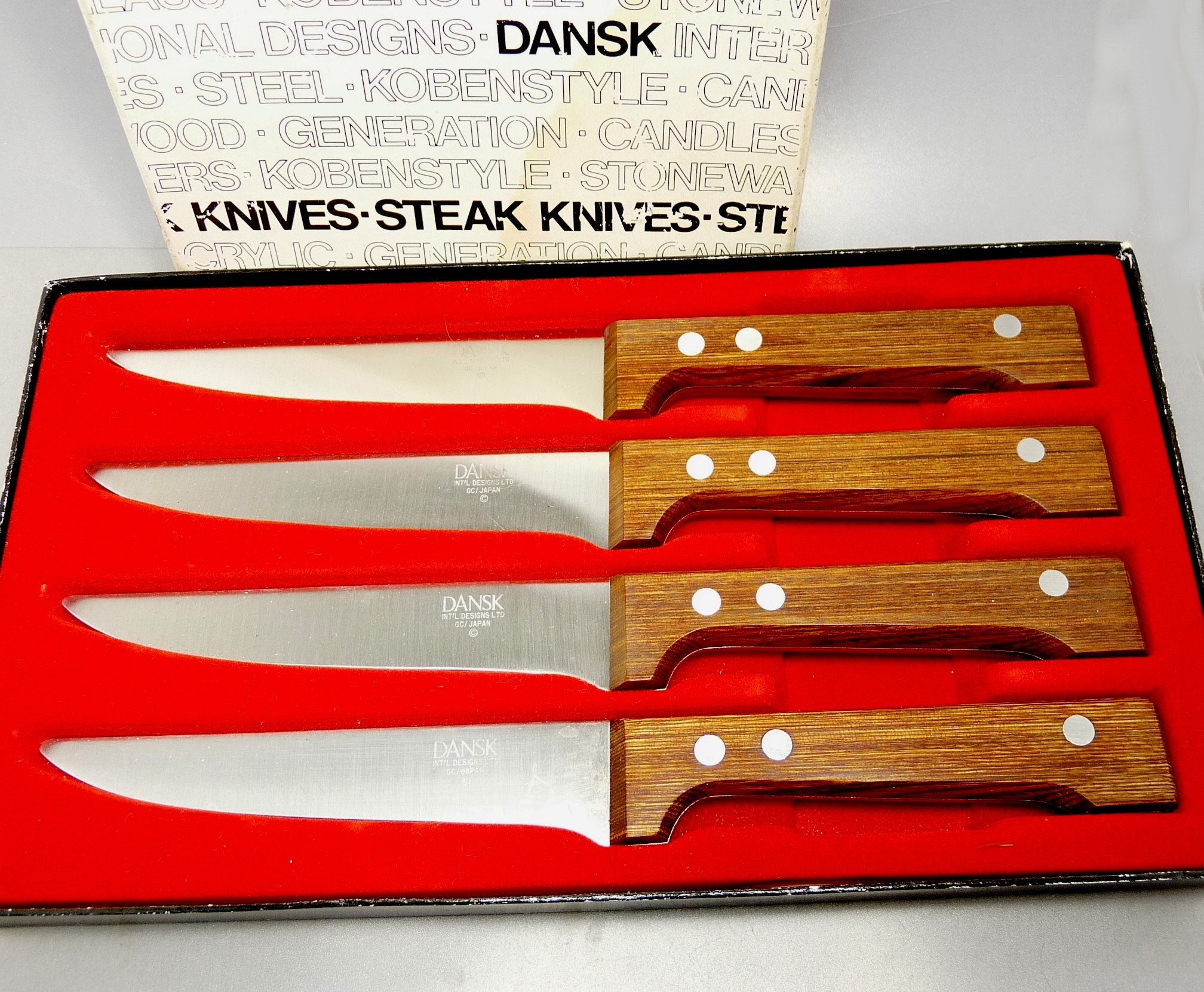 Ingen måde bringe handlingen At øge Vintage MCM Dansk Designs Steak Knife Set in Box New Old Stock - Etsy