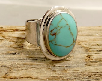 ATI Mexico Sterling 925 Turquoise Ring