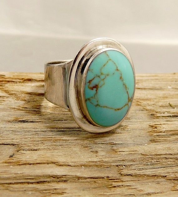ATI Mexico Sterling 925 Turquoise Ring