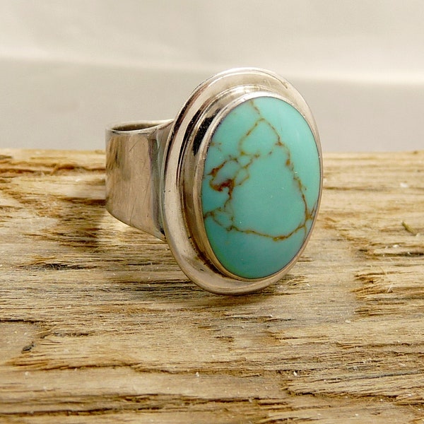 ATI Mexico Sterling 925 Turquoise Ring