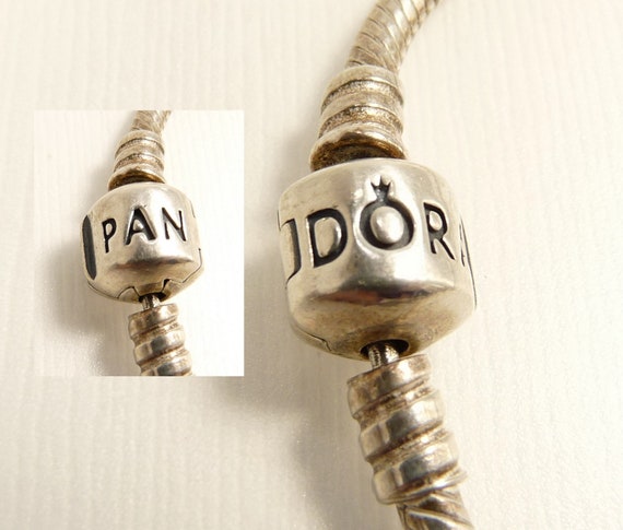Pandora Sterling 925 Bracelet Diamond Heart Charm… - image 6