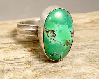 Sterling Silver 925 & Turquoise Ring Southwestern Inspired Vintage Jewelry