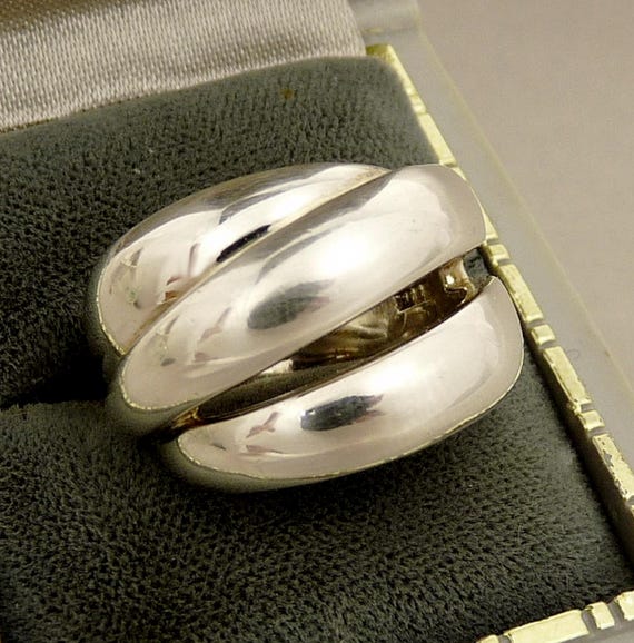 Elle Sterling 925 Wrap Ring Statement Jewelry - image 5