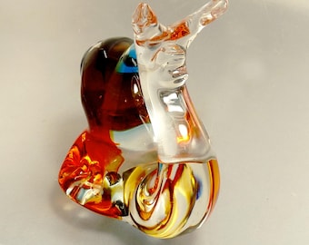 Vintage Murano Glass Snail Figurine