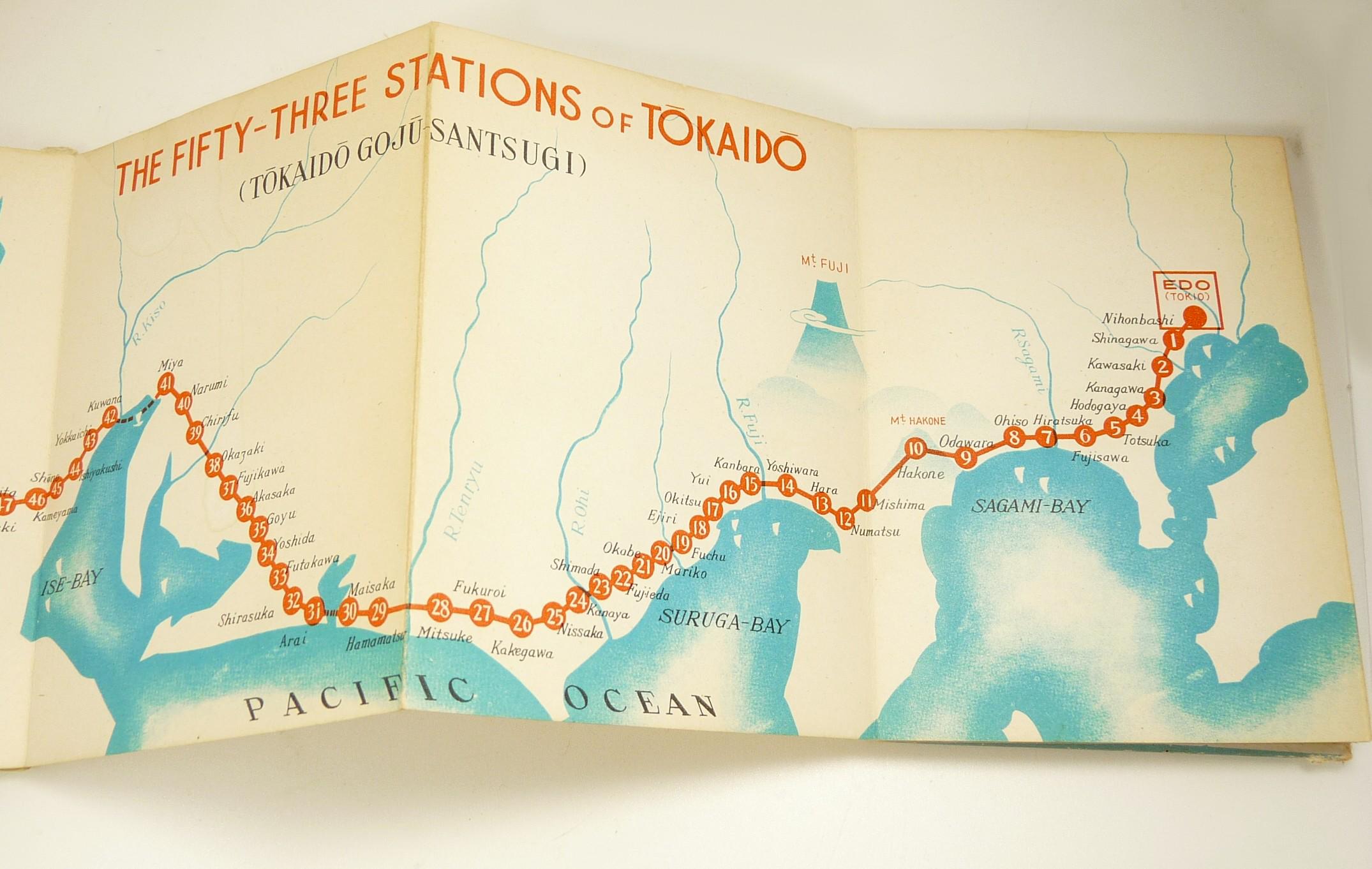 Miniature Book Utagawa Hiroshige Tokaido Goju Santsugi 1963 the 53