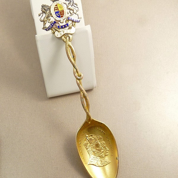 Antique King Edward VII & Queen Alexandra Sterling Coronation Spoon